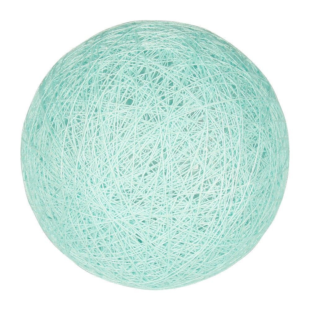 Boule tissu bleu vert ⌀ 6 cm - OSTARIA