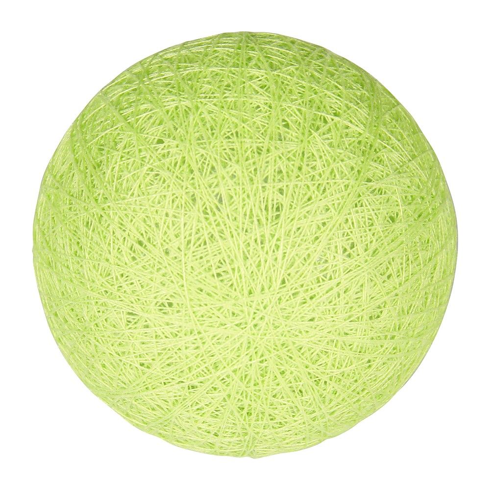 Boule tissu vert anis ⌀ 6 cm - OSTARIA