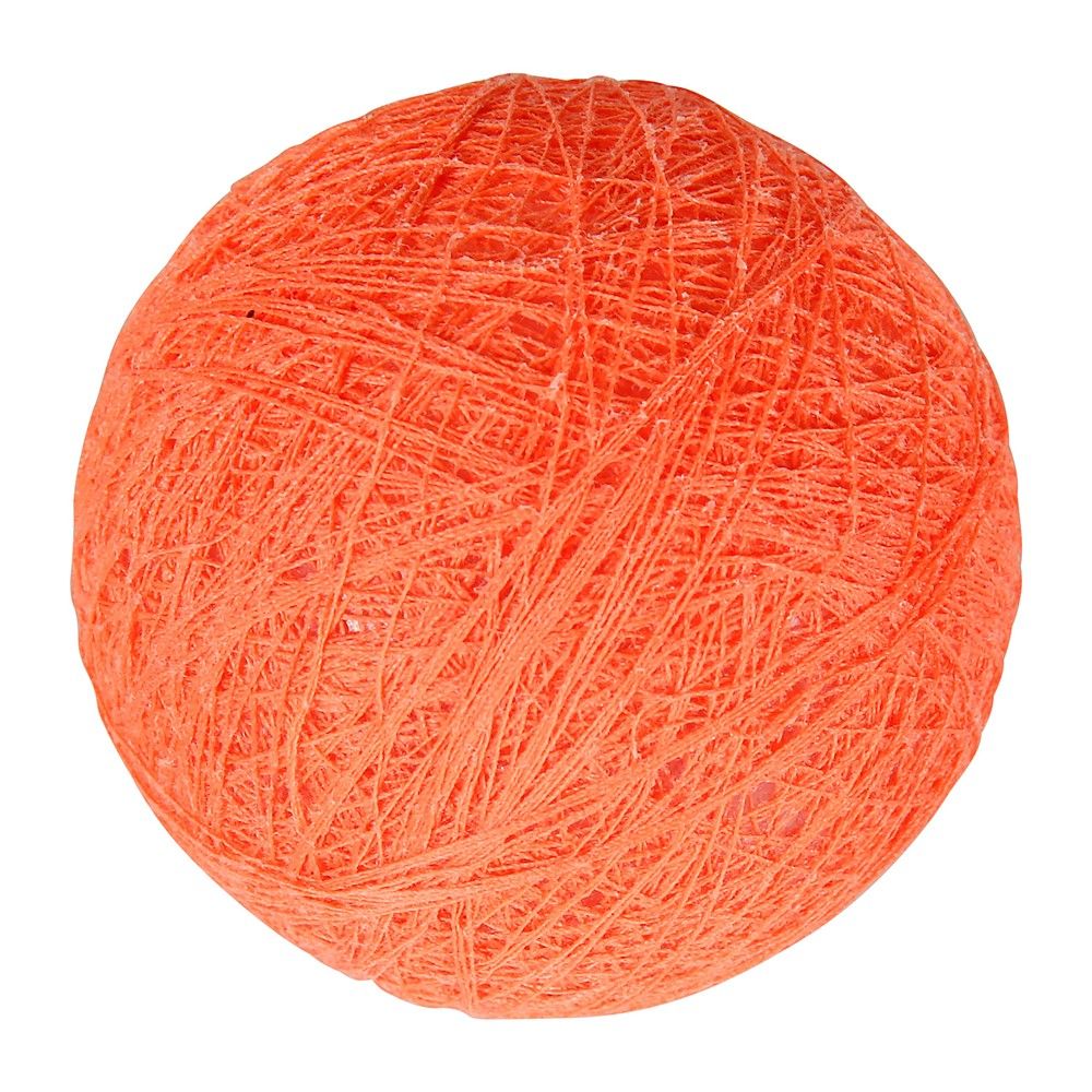 Boule tissu orange ⌀ 6 cm - OSTARIA