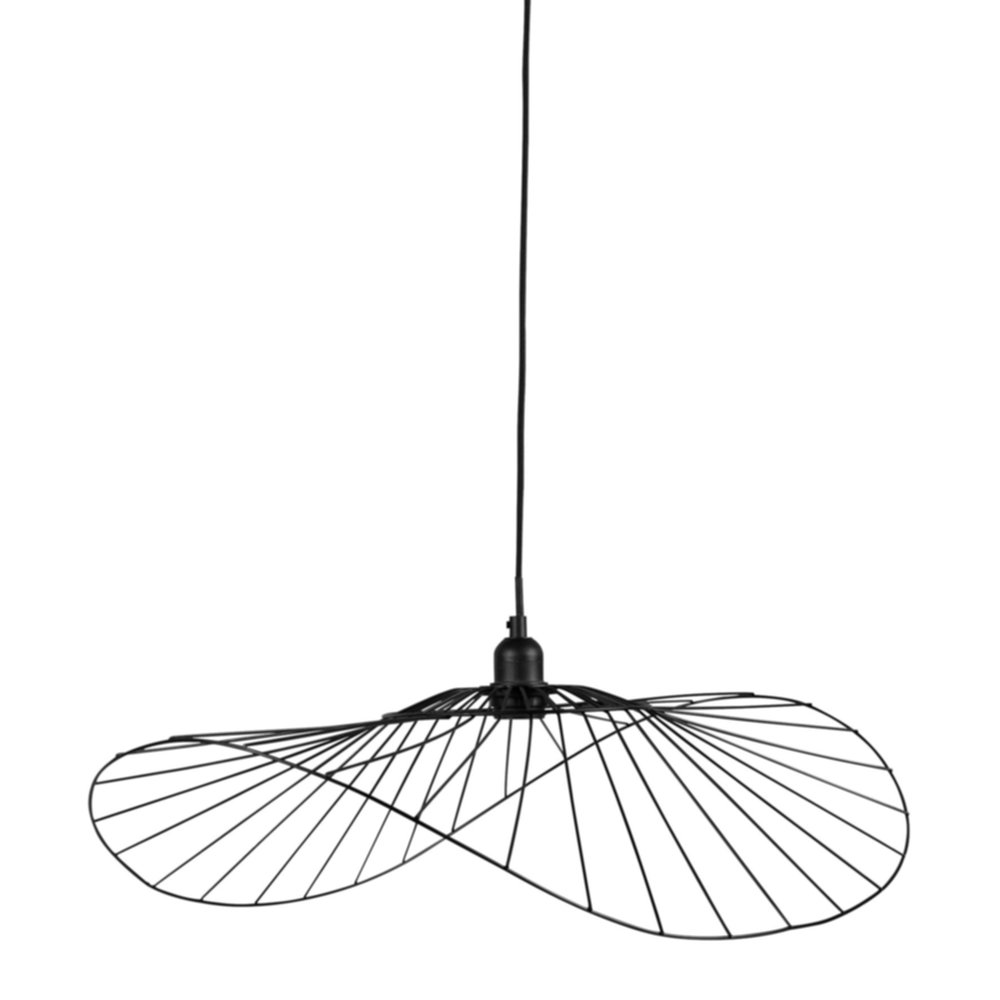 Suspension Ombrelle ajourée 66 x 52 x 24 cm métal noir - OSTARIA