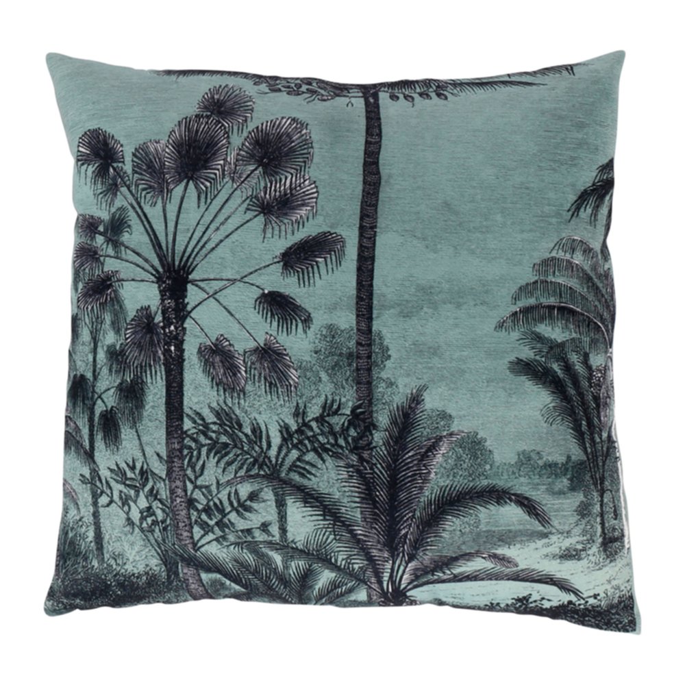 Housse de coussin carrée Gauguin 40 x 40 cm vert - OSTARIA