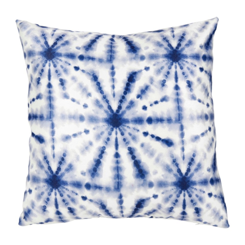 Housse de coussin carrée Tye Dye 40 x 40 cm blanc - OSTARIA