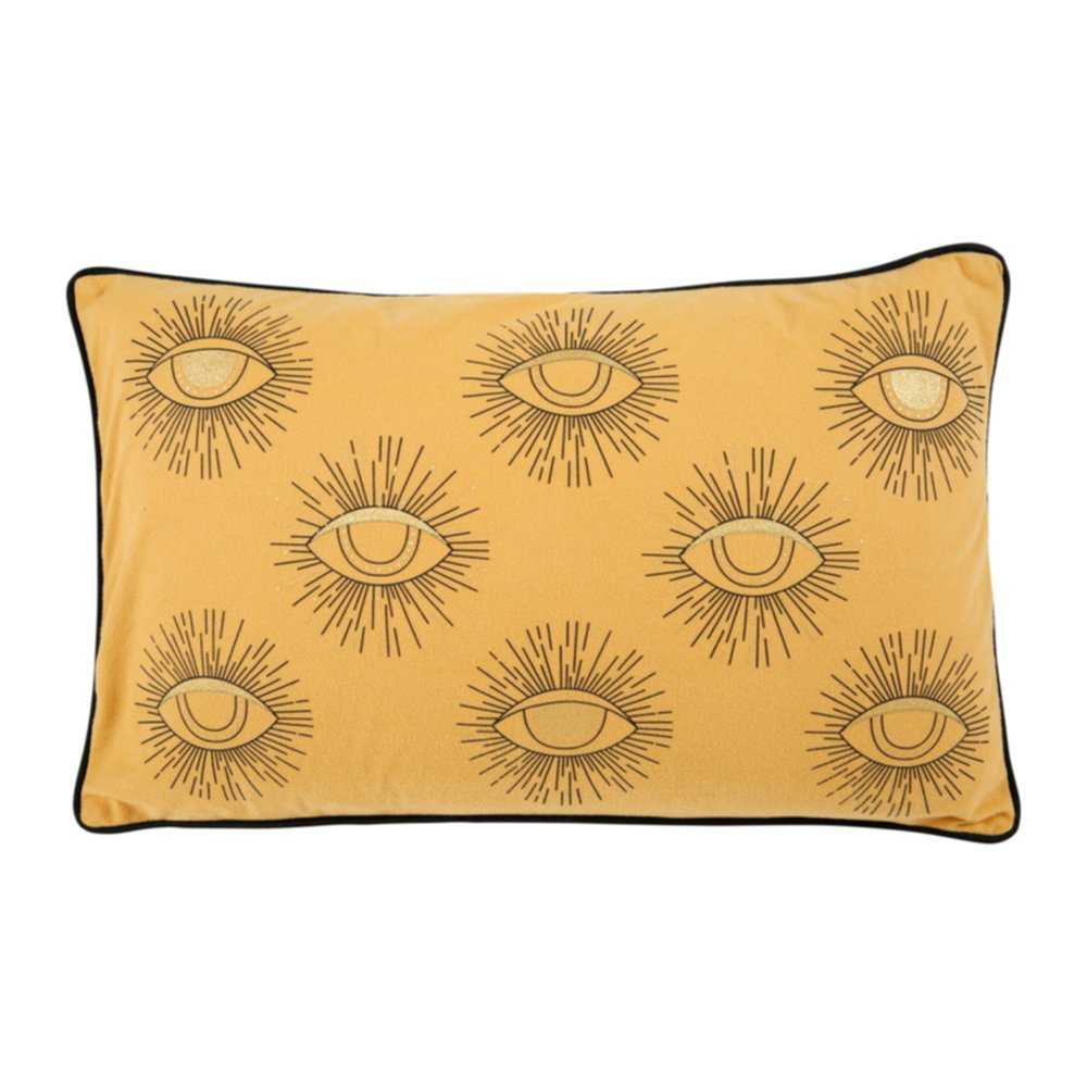 Housse de coussin rectangle Yeux 50 x 30 cm - OSTARIA