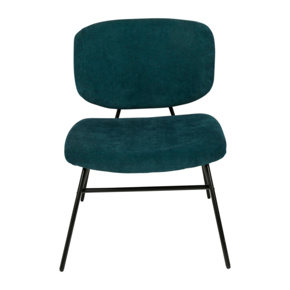 Chaise Sulli 55 x 55 x 75 cm velours cotelé vert - OSTARIA