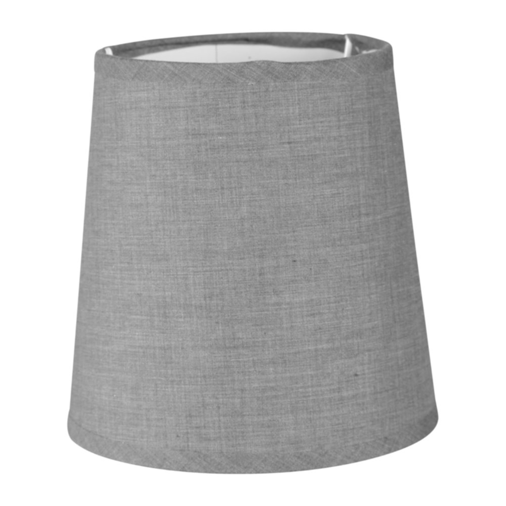 Abat-jour cylindrique 15 x 15 x 16 cm gris - OSTARIA