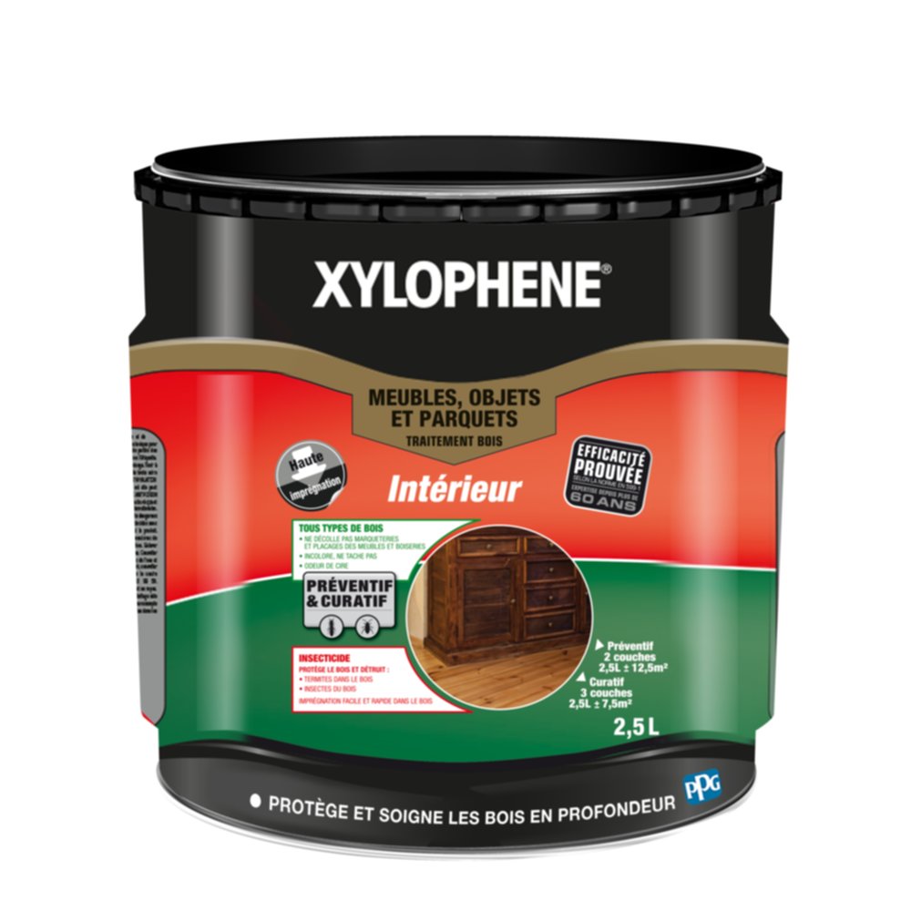 Traitement meubles et objets anciens 2,5 L - XYLOPHENE