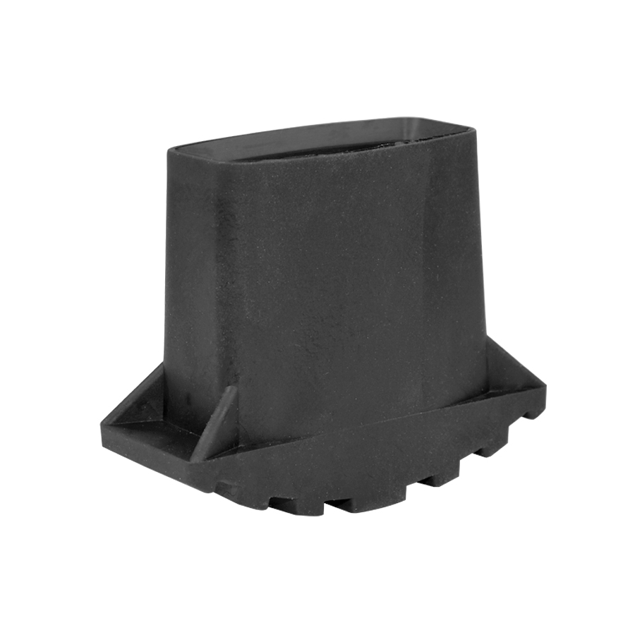 Embout escabeau 50x24mm plastique noir X2