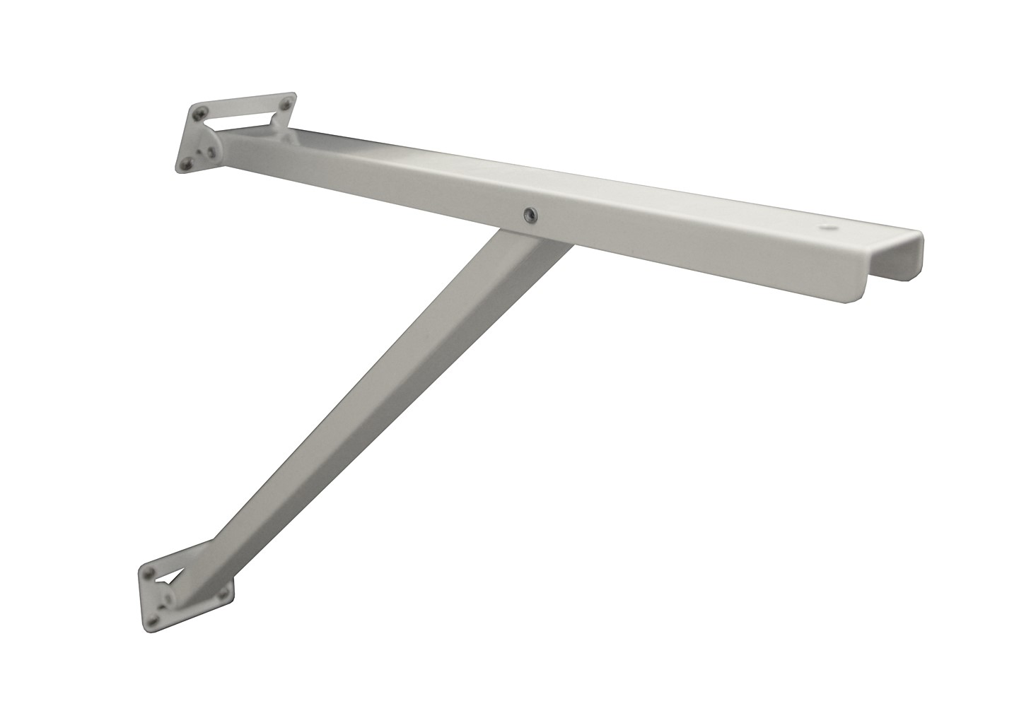 Equerre sous pente acier blanc 390 x 315mm - CIME