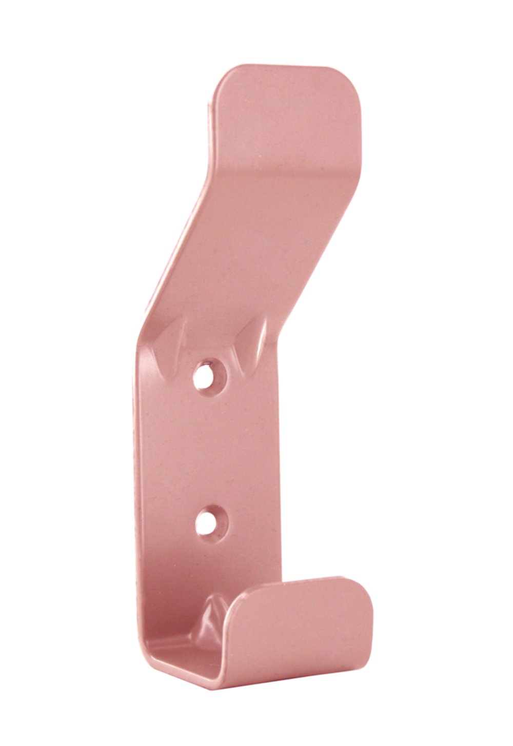 Patère basique acier rose 1 tête, 140x40 mm - CIME