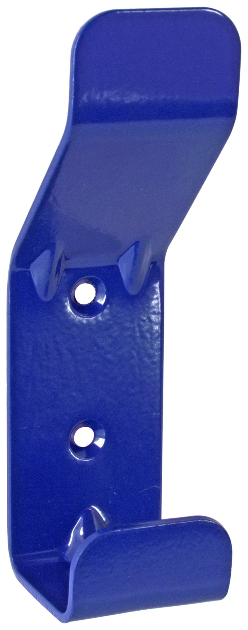 Patère à fixer Acier bleu 1 tête H.140xl.40mm