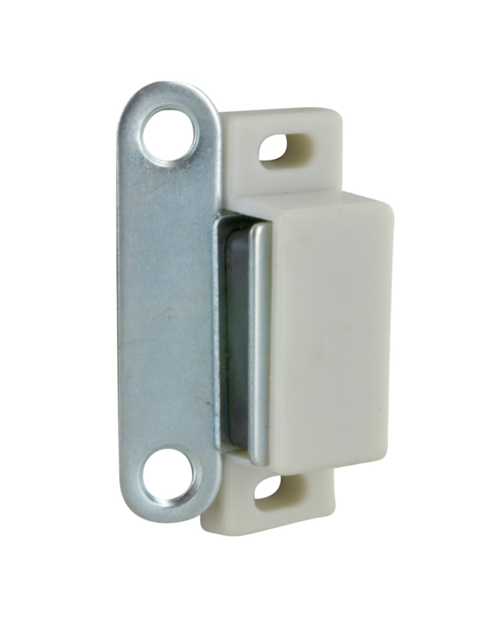 Loquet magnétique rectangle 4kg blanc x8