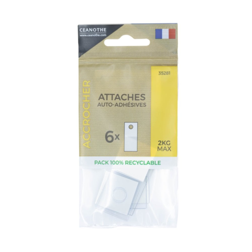 Sachet 6 attaches auto-adhesive - CEANOTHE