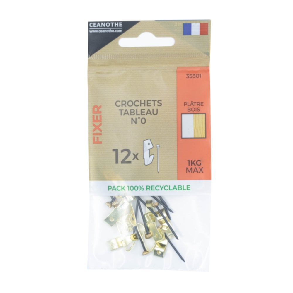 Sachet 12 crochets tableau n°0 - CEANOTHE