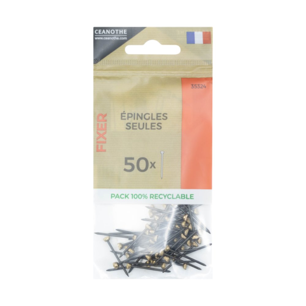 Sachet 50 épingles seules - CEANOTHE