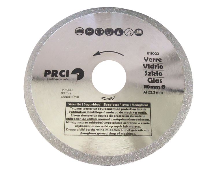 Disques diamantés Power Plus 110 mm pour verre - PRCI