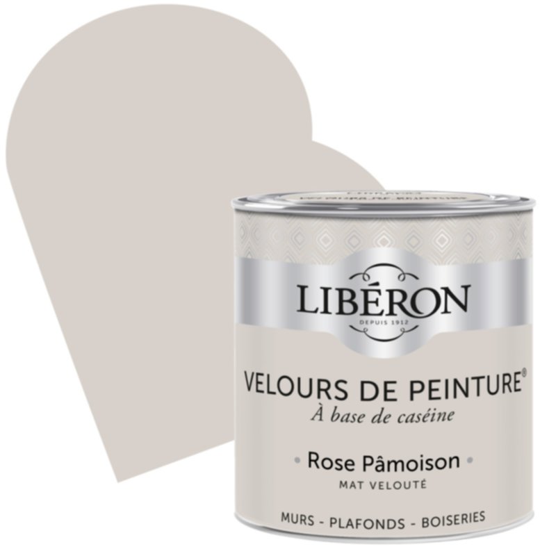 Velours de peinture Rose Pâmoison mat 0,125 L - LIBERON