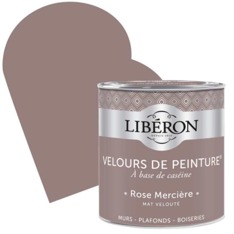 Velours de peinture Rose Mercière mat 0,125 L - LIBERON