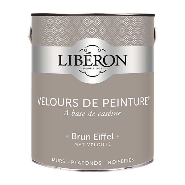 Peinture multisupport velours brun Eiffel 2,5L - LIBERON