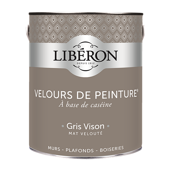 Peinture multisupport velours gris vison 2,5L - LIBERON