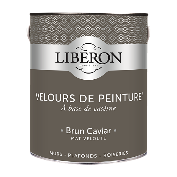 Peinture multisupport velours brun caviar 2,5L - LIBERON