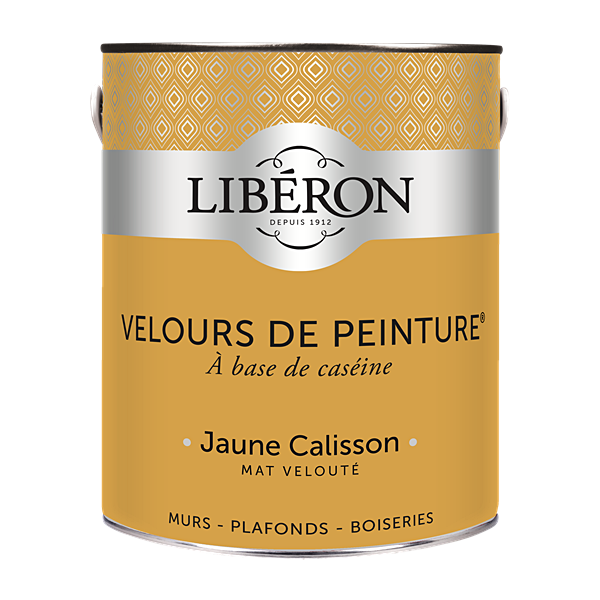 Peinture multisupport velours jaune calisson 2,5L - LIBERON