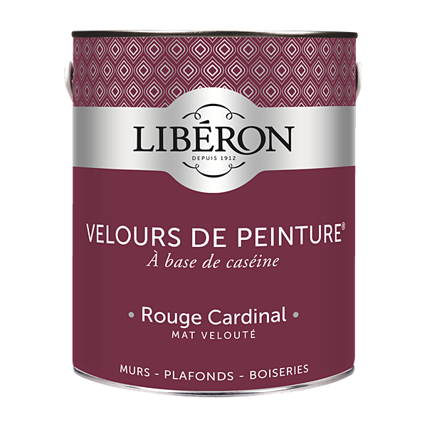 Peinture multisupport velours rouge cardinal 2,5L - LIBERON