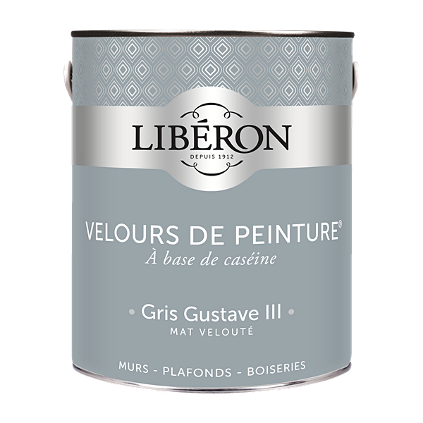 Peinture multisupport velours gris Gustave III 2,5L - LIBERON