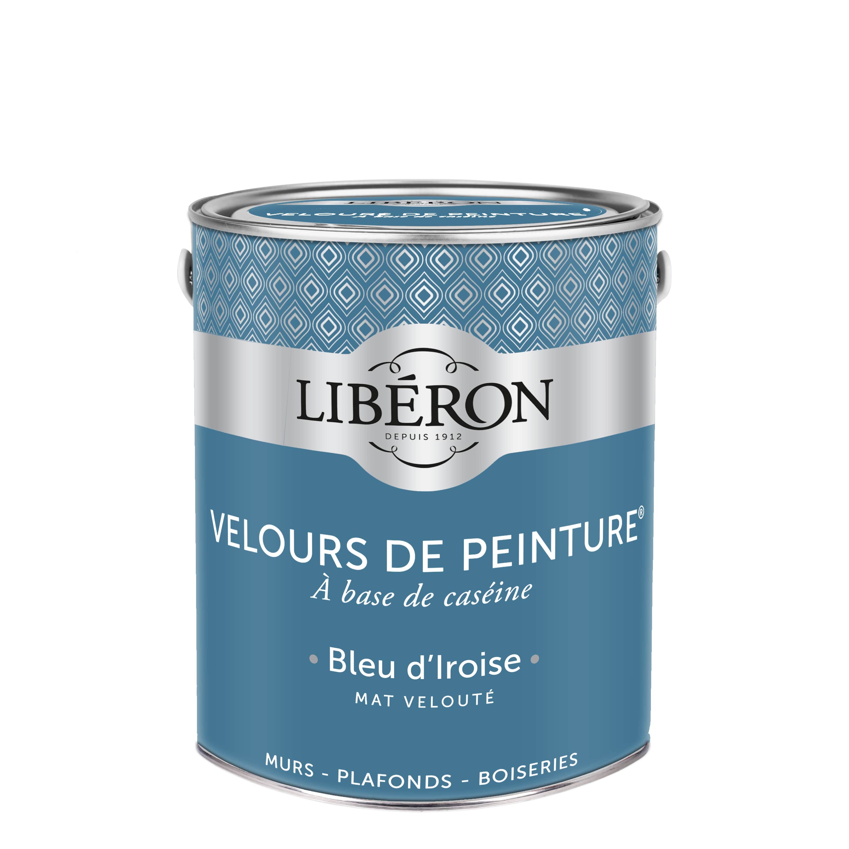 Peinture murale Velours bleu d'iroise 2,5 L - LIBERON