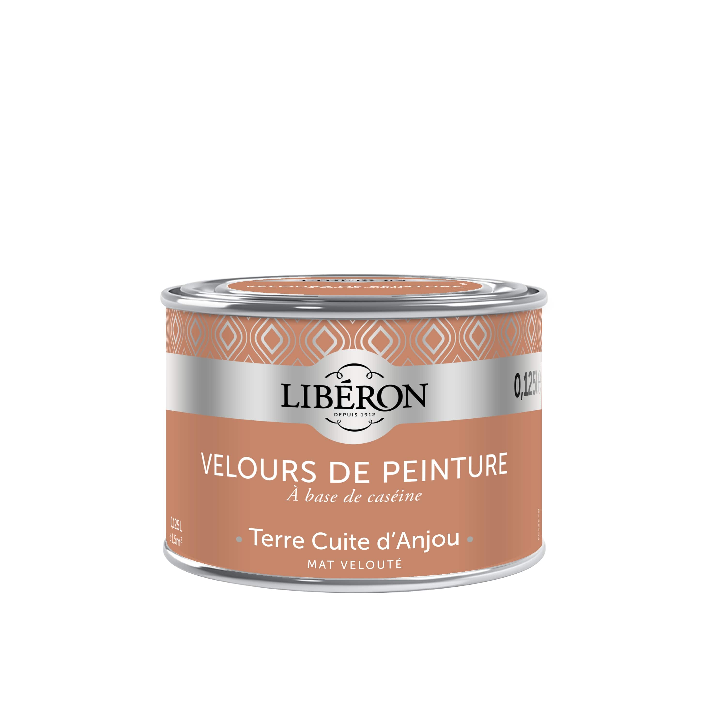 Peinture murale Velours terre cuite d'anjou 125 ml - LIBERON