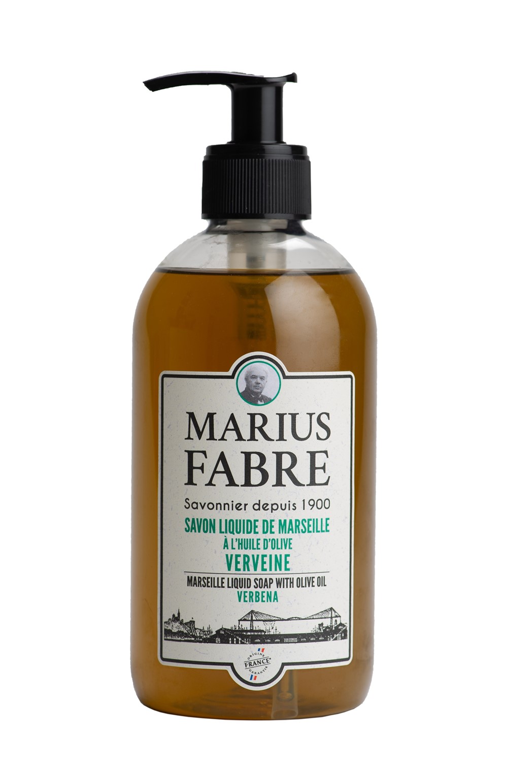 Savon de Marseille liquide parfum verveine 400 mL - MARIUS FABRE