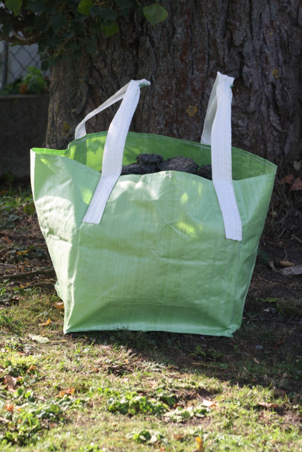 Sac à gravats 4 poignées grand charge maxi 75 kg 42 x 42 x 42 cm - IDEAL GARDEN