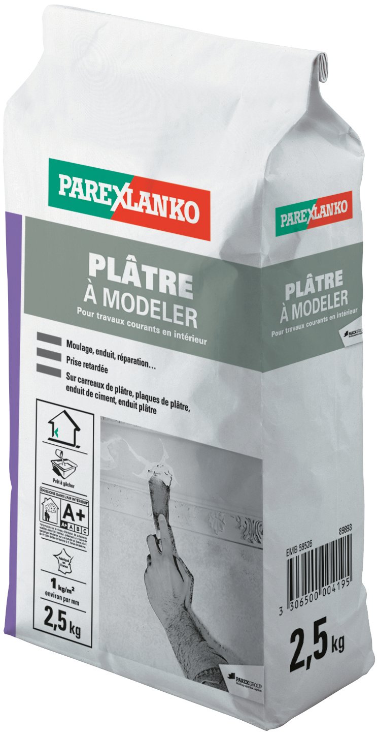 Plâtre à modeler 2,5kg - PAREXLANKO