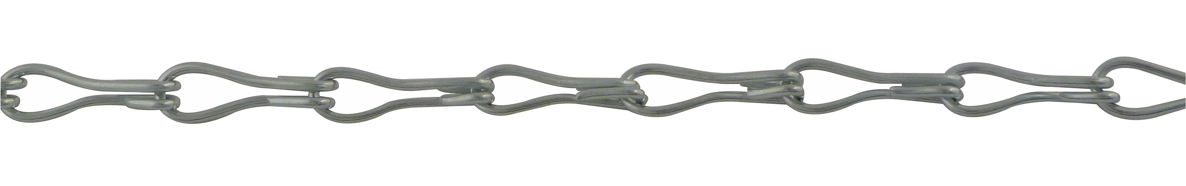 Chaine double torsion acier nickele ø1,6mm longueur :5m  