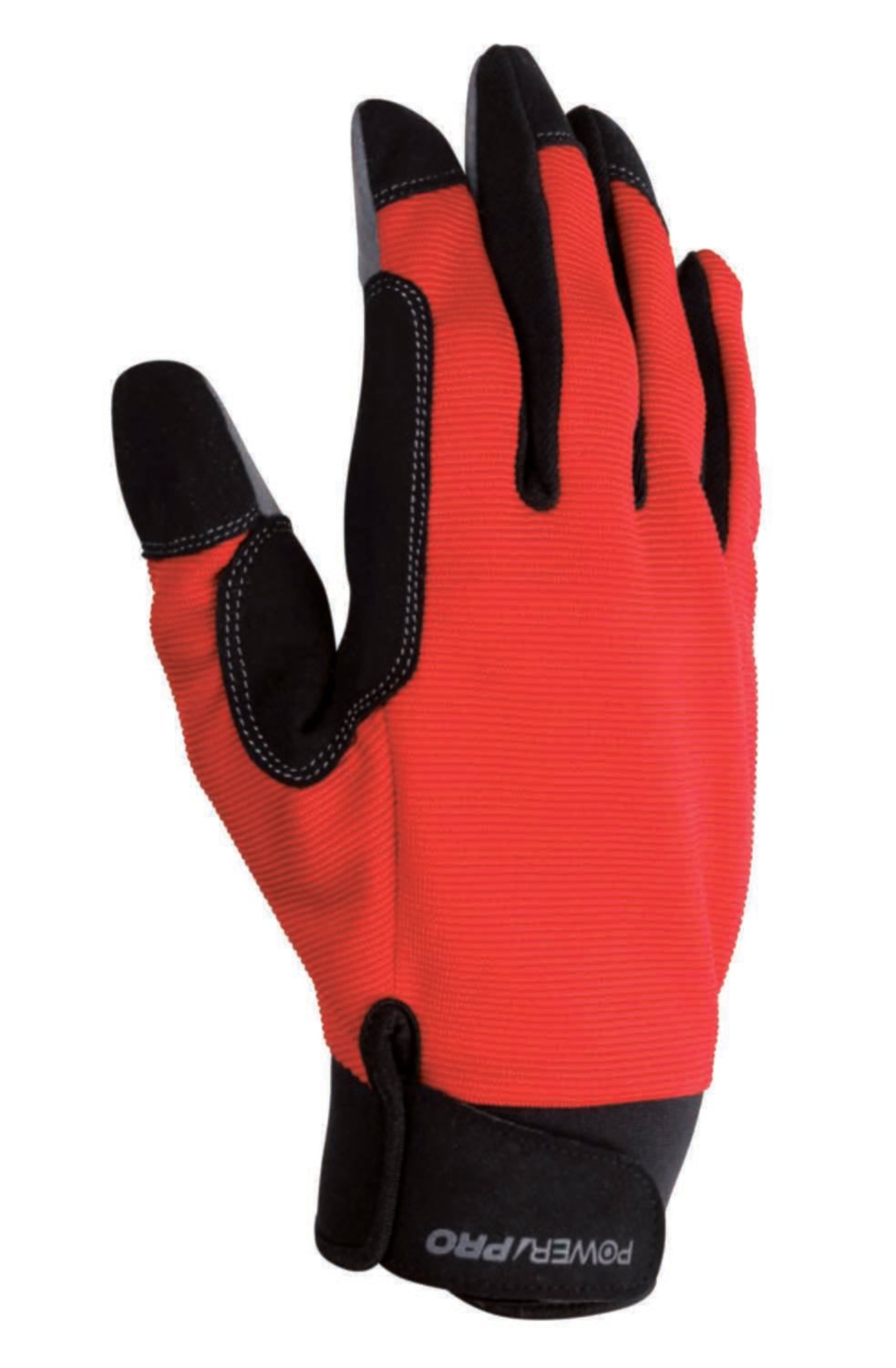 Gants de jardinage tous travaux T.7 Rouge/Noir - GERIN