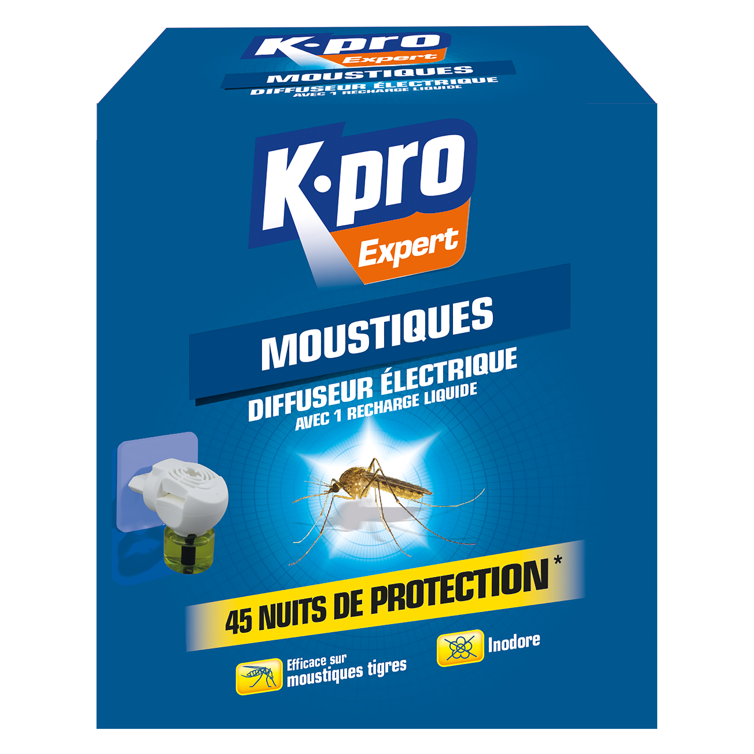 Diffuseur anti-moustiques liquide - K.PRO