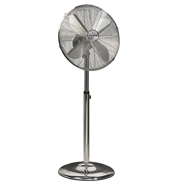 Ventilateur sur pied chrome