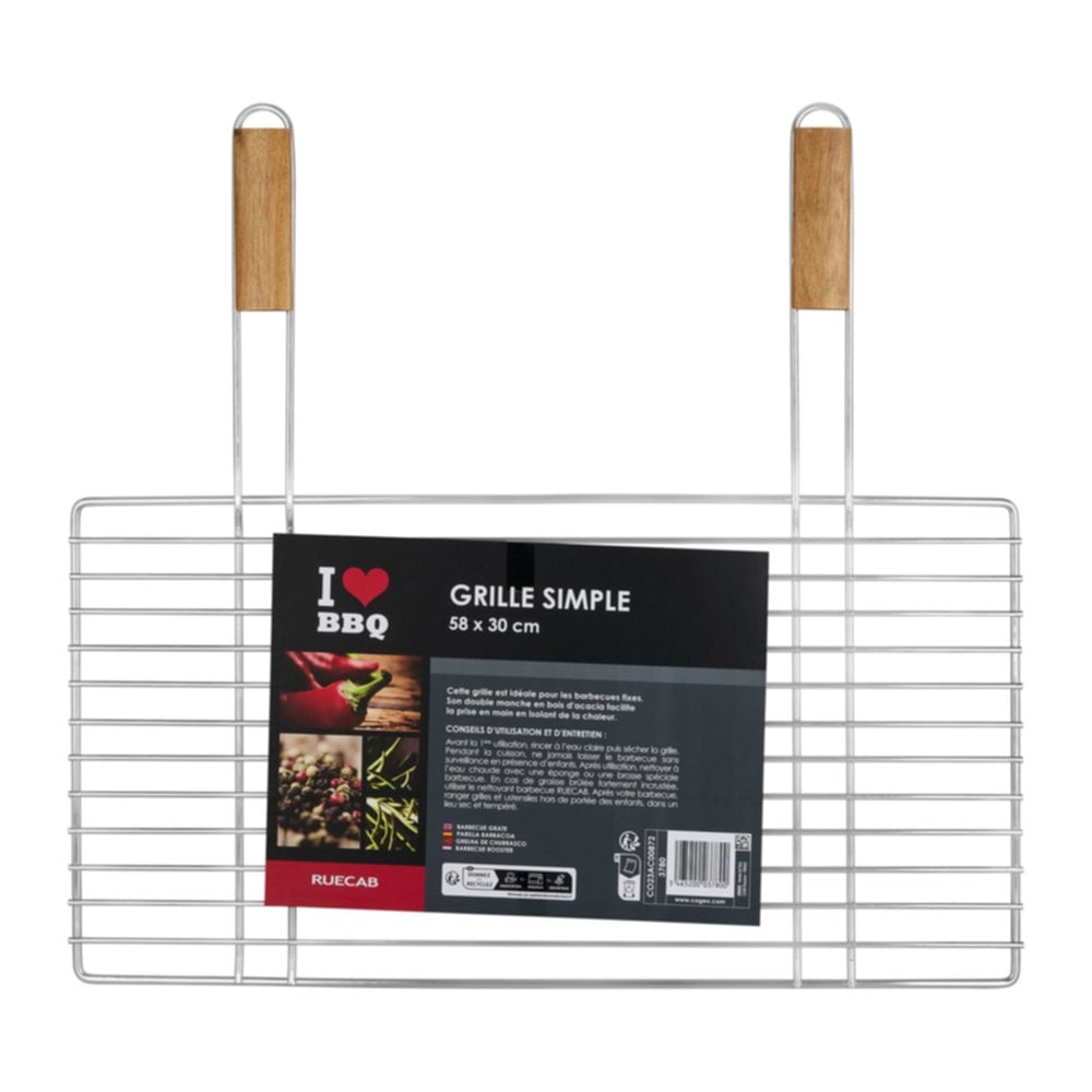 Grille simple 58 x 30 cm - RUECAB