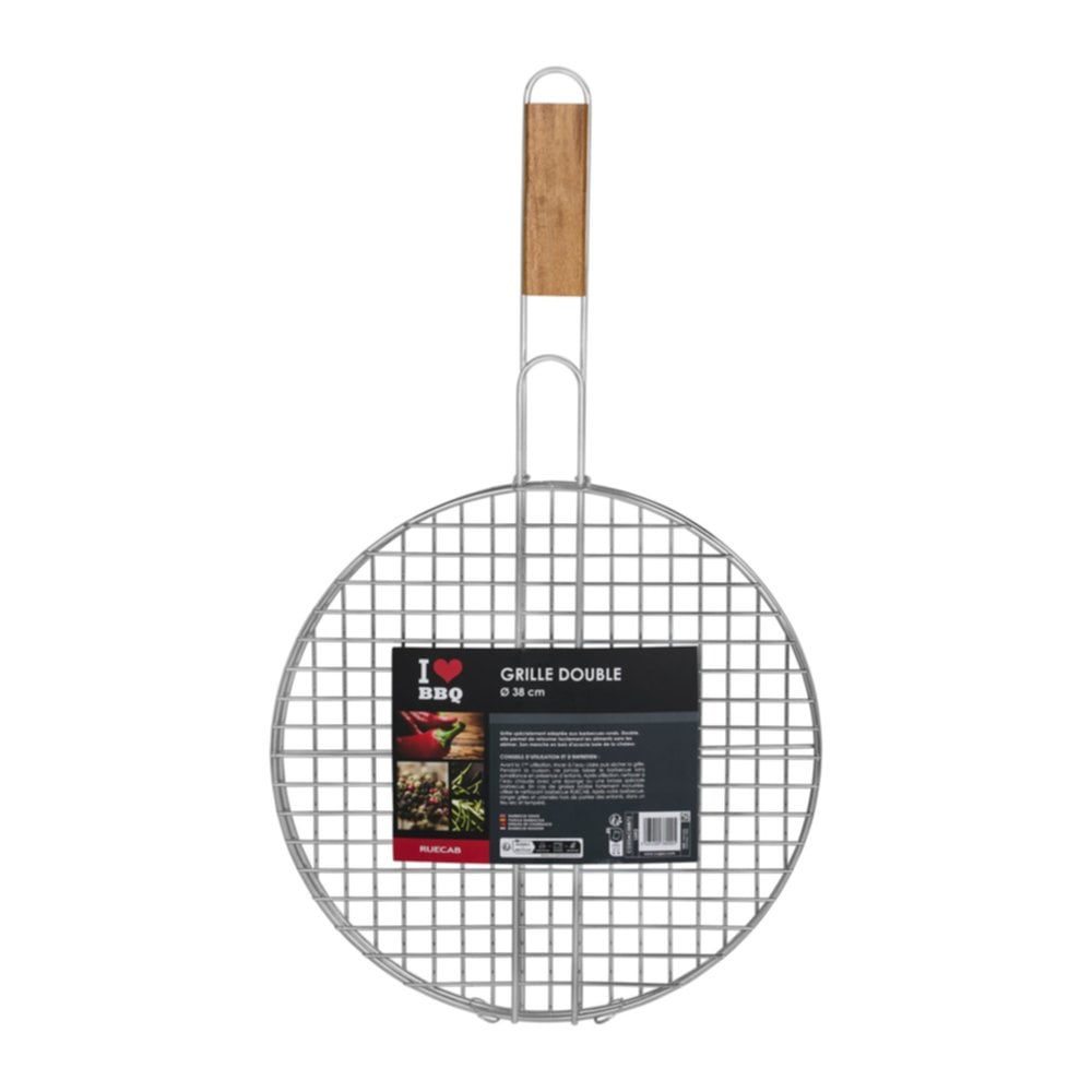 Grille double ronde Ø38 cm - RUECAB