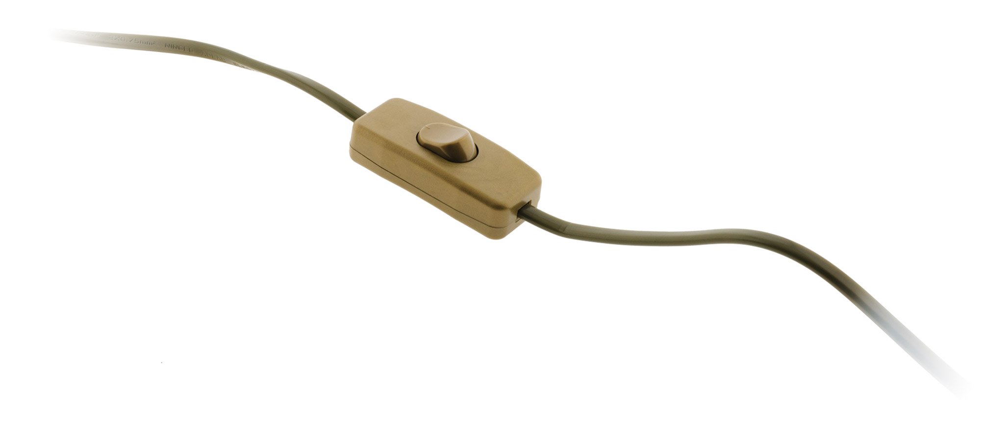 Cordon avec interrupteur pour luminaire 1,5m or - ZENITECH