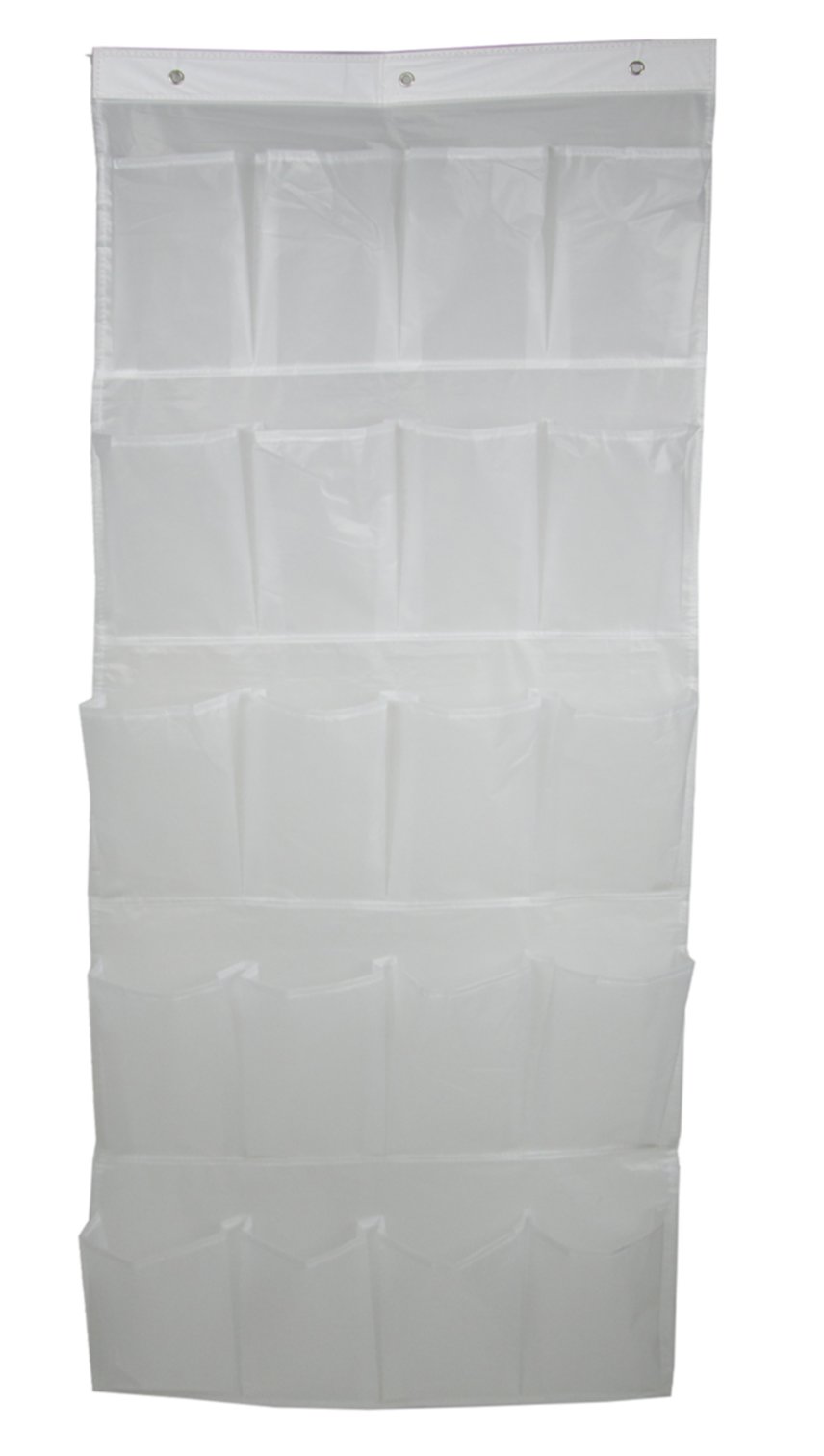 Rangement suspendu 20 poches blanc PEVA 55 x 135 cm - KB8