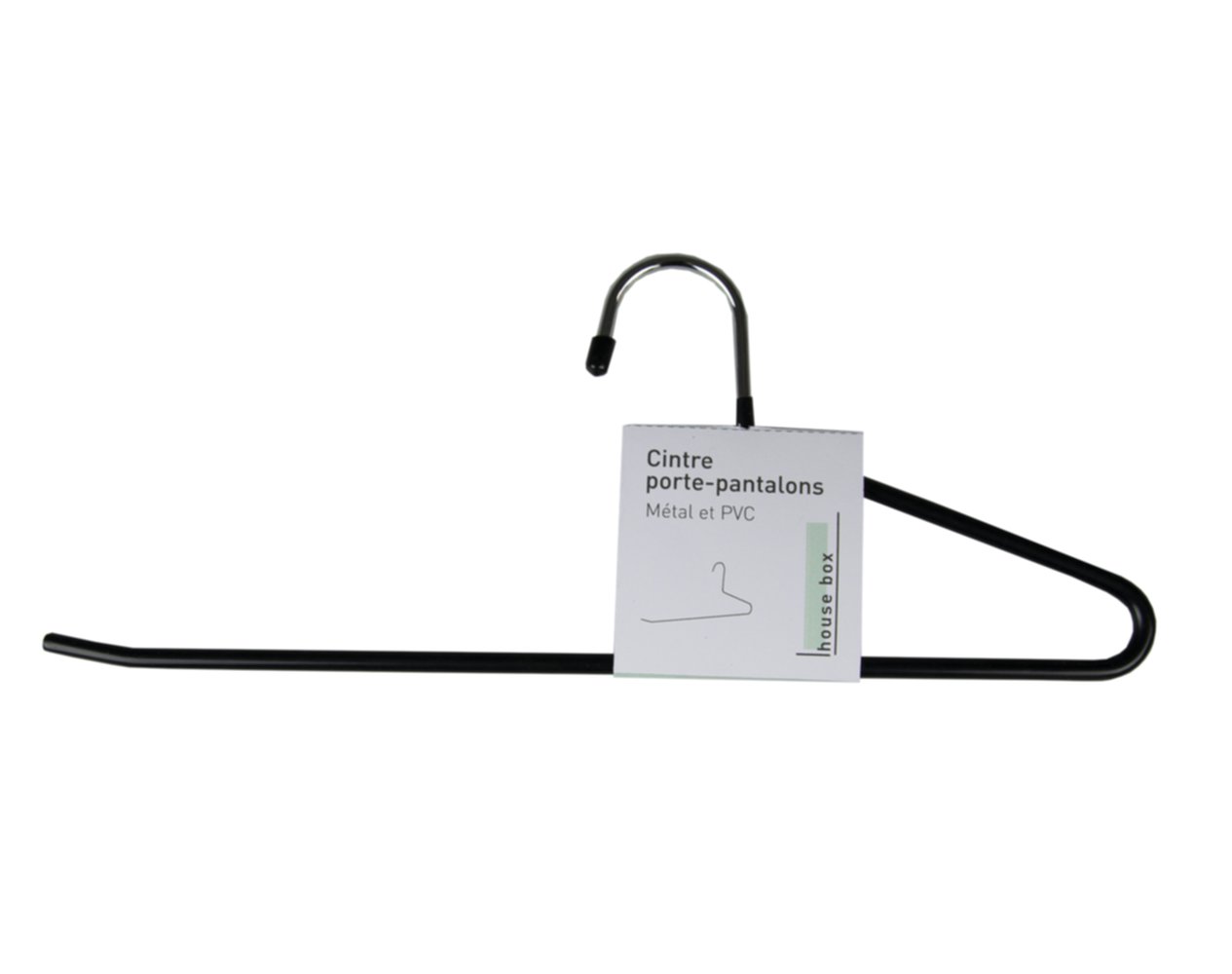 Cintre pantalon simple métal/PVC - KB8