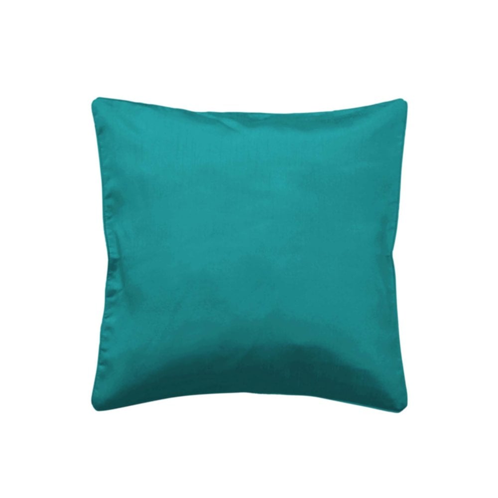 Housse de coussin Shana unie bleu - D.D'INTERIEUR