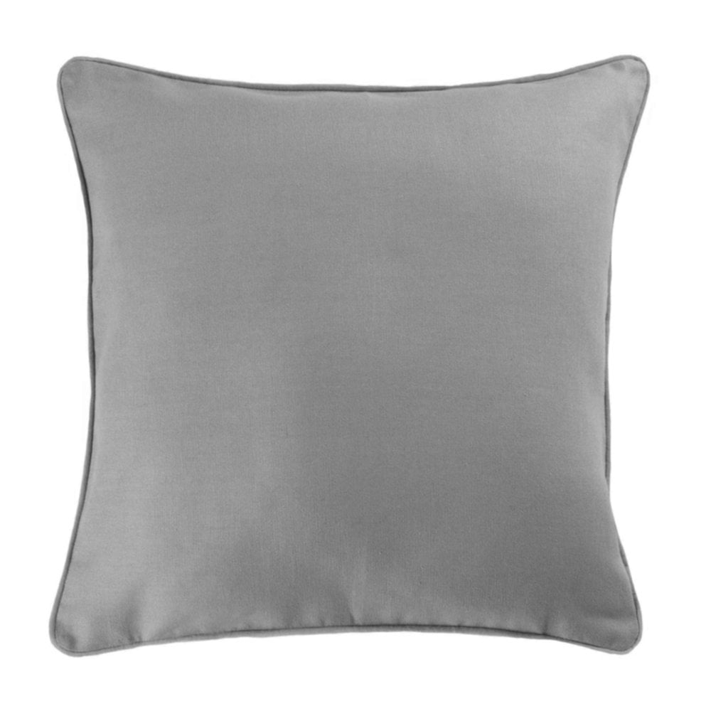 Coussin passepoil Panama 60 x 60 cm gris clair - D.D'INTERIEUR