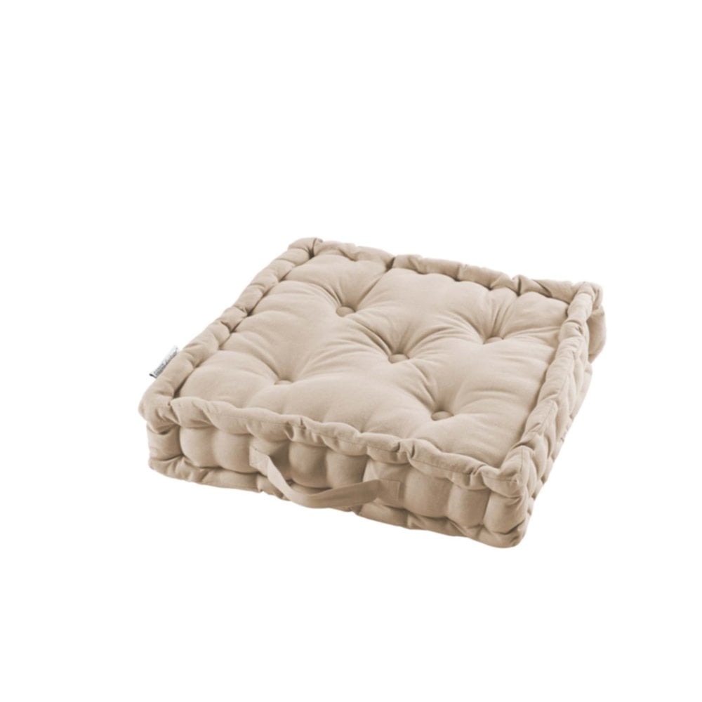 Coussin de sol Panama 45 x 45 cm naturel - D.D'INTERIEUR