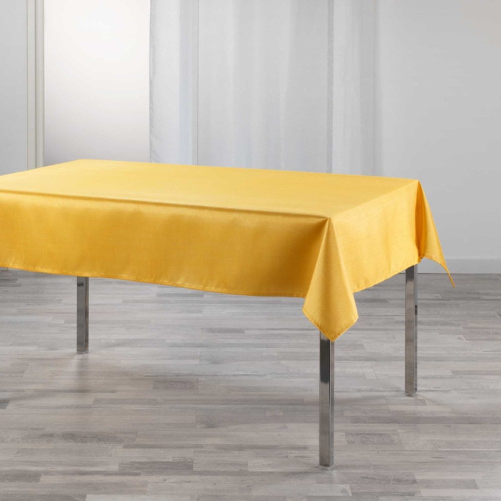 Nappe 150 x 240 cm Shana moutarde - D.D'INTERIEUR