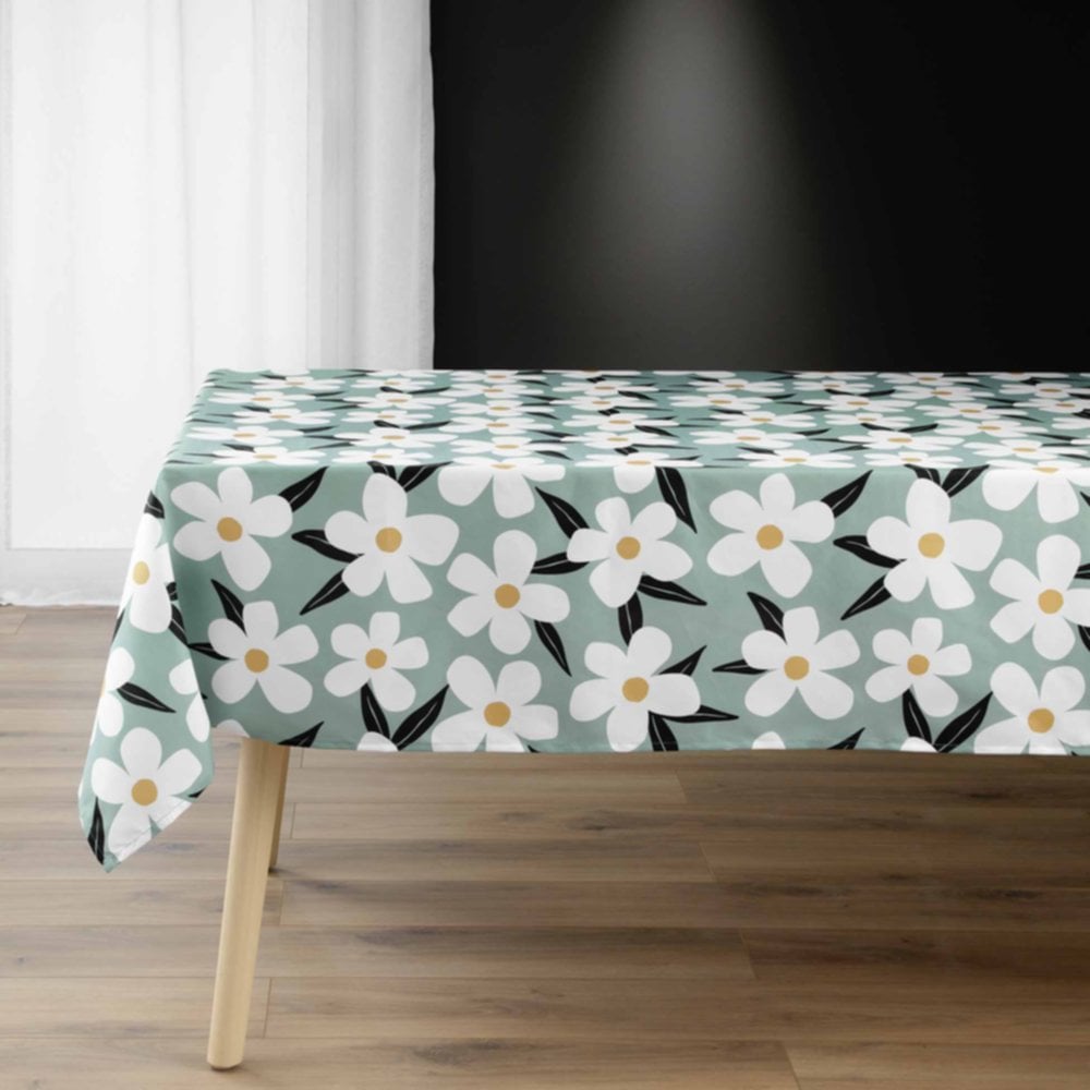 Nappe 140 x 240 cm Darcy sauge microfibre - D.D'INTERIEUR