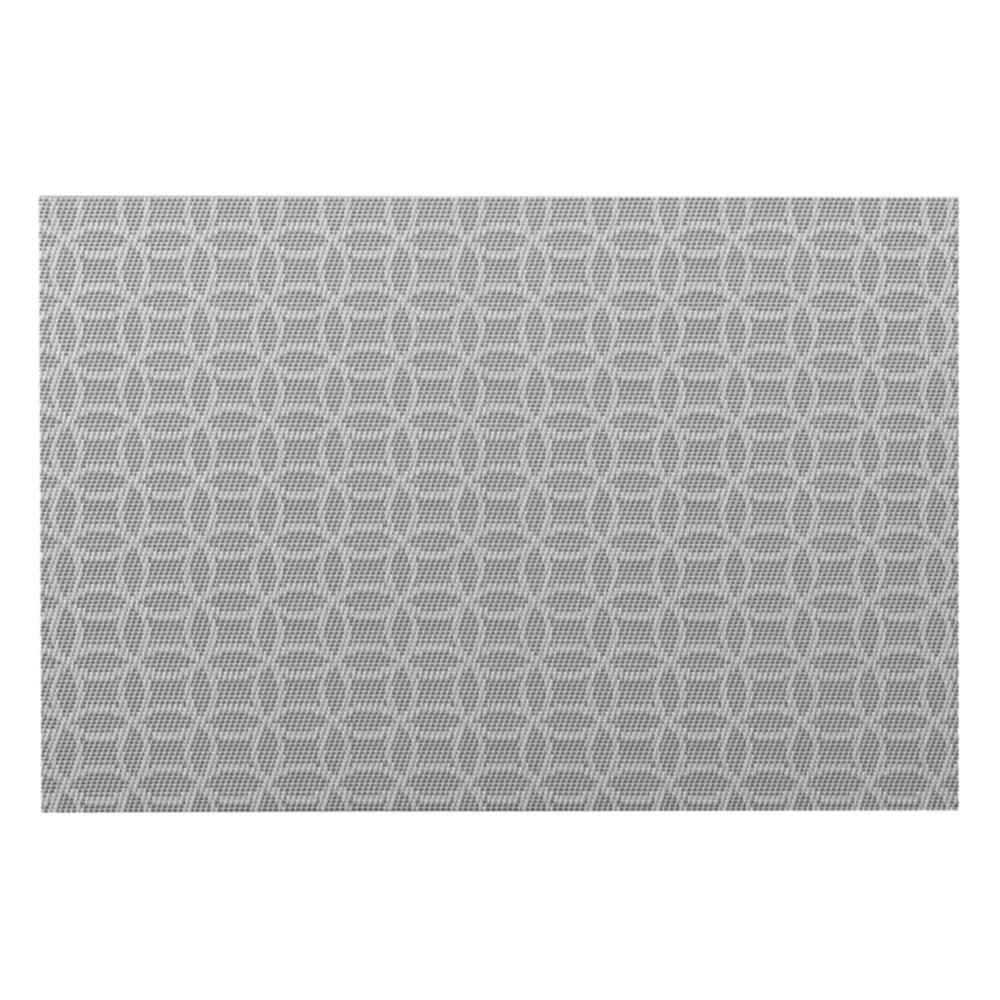 Set de table 28,5 x 44 cm PVC Damier gris - D.D'INTERIEUR