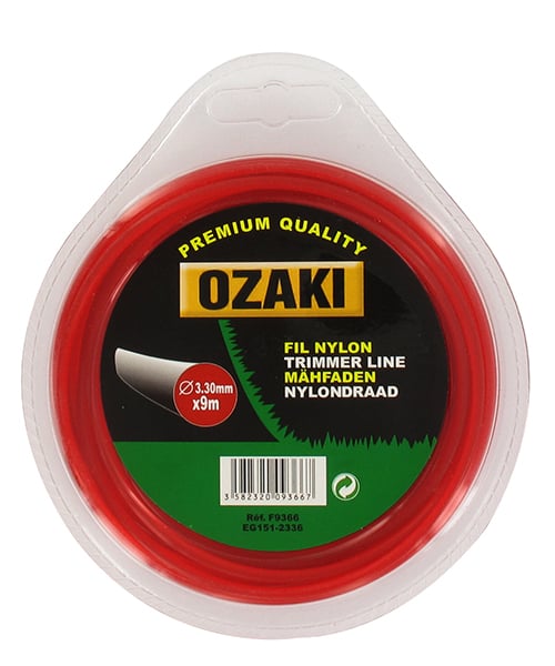 Coque fil nylon rond Ø3,30 mm, 9 m - OZAKI