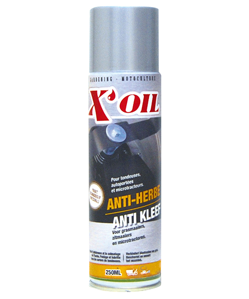 Anti-herbe pour carter et lame tondeuse 250 mL - X'OIL