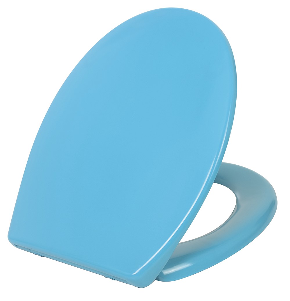 Abattant WC Slowclip bleu canard - INVENTIV